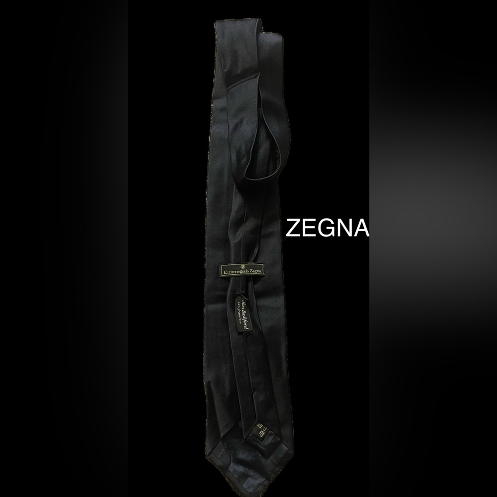 Ermenegildo Zegna Blue Silk Tie